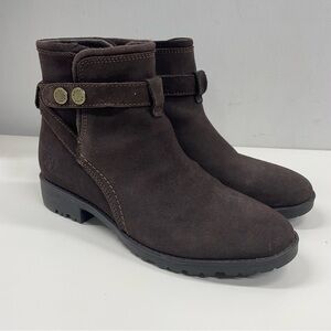 Ariat Ladies Charlie Waterproof Brown Ankle Boots Size 7